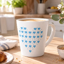 Blue Heart of Hearts Mug