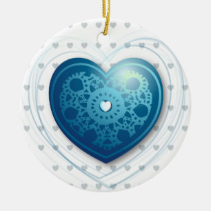 Blue heart, ornament