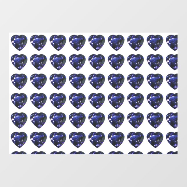 Blue Heart Pattern (Sheet)