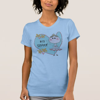 Blue Heart Princess Big Sister T-Shirt