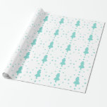 Blue Hearts Around Alice Wrapping Paper<br><div class="desc">Wonderland</div>