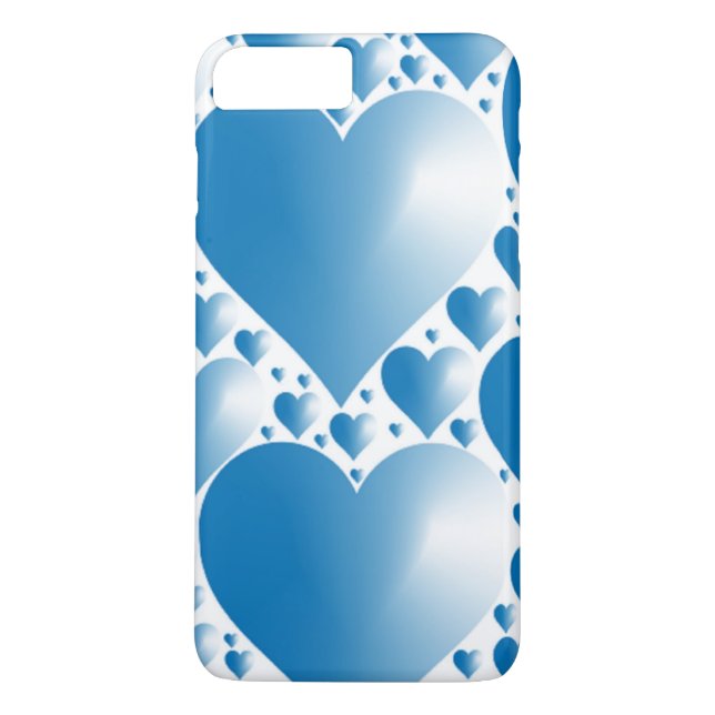 BLUE HEARTS Case-Mate iPhone CASE (Back)