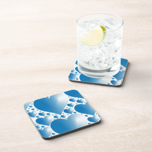 BLUE HEARTS COASTER