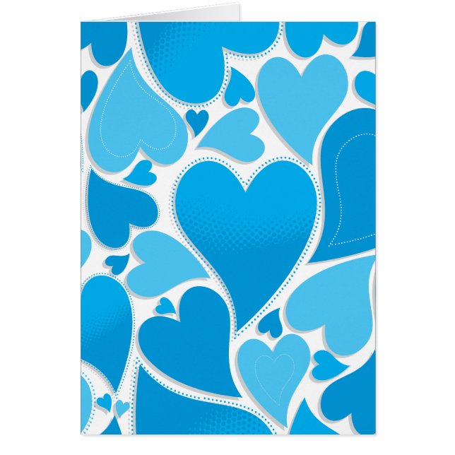Blue Hearts Pattern (Front)