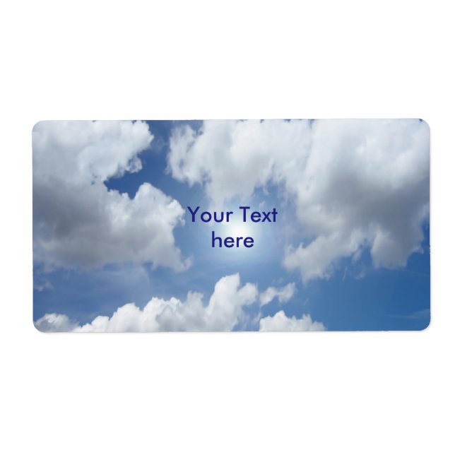 Blue Heaven Clouds + your ideas (Front)