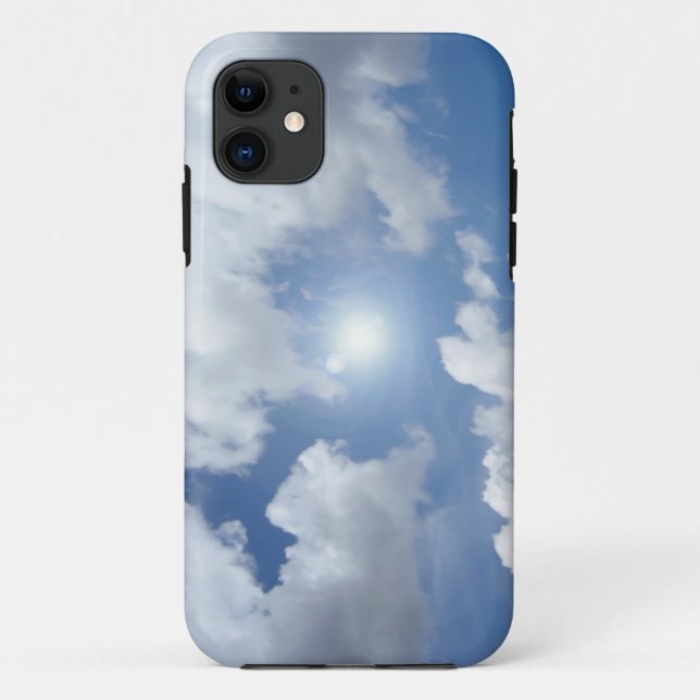 Blue Heaven Clouds + your ideas Case-Mate iPhone Case (Back)