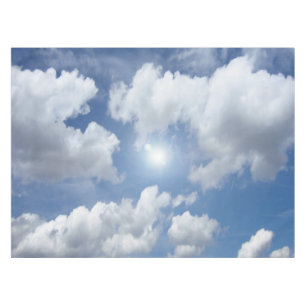 Blue Heaven Clouds + your ideas Tablecloth
