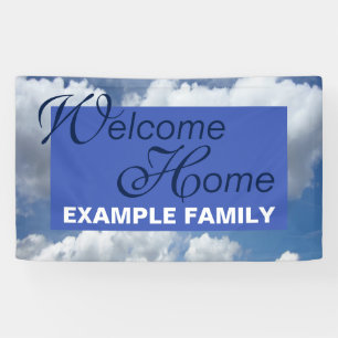 Blue Heaven Clouds + your text & ideas Banner