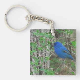 Blue Heaven Metal Print Key Ring
