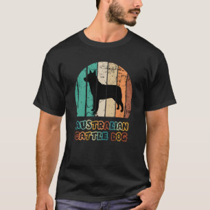 Blue Heeler Australian Cattle Dog Vintage Sunset T-Shirt