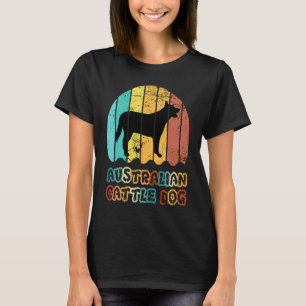 Blue Heeler Australian Cattle Dog Vintage Sunset T-Shirt