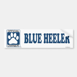 Blue Heeler Blue Bumper Sticker