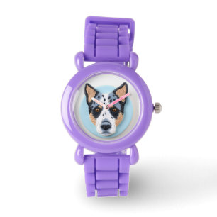 Blue Heeler Dog 3D Inspired Watch