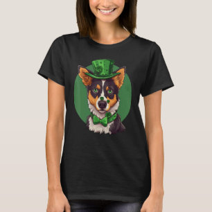 Blue Heeler shamrock St Patricks Day Australian Ca T-Shirt