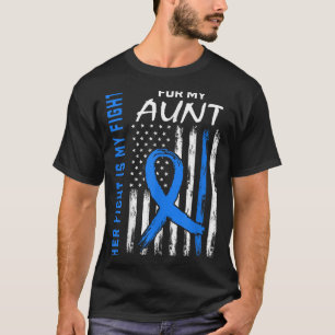 Blue Her Fight Is My Fight Diabetes Awareness Shir T-Shirt