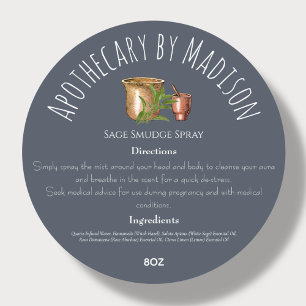 Blue   Herbal Product Ingredient Labels