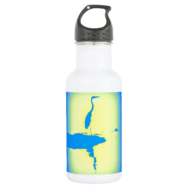 blue heron 532 ml water bottle (Front)
