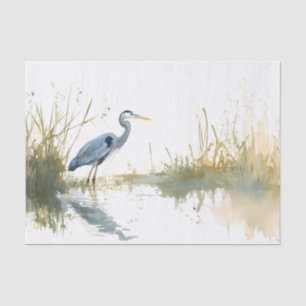 Blue Heron 5 Decoupage Paper