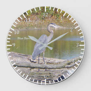 Blue Heron clock