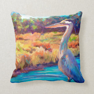 Blue Heron Cushion