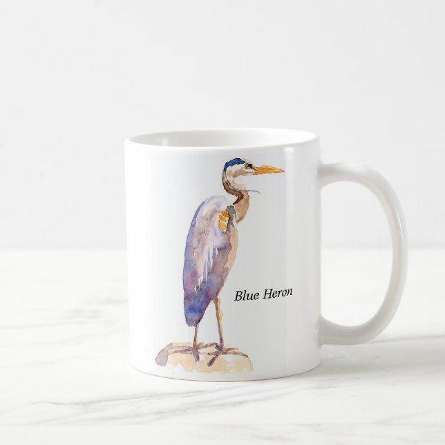 Blue Heron mug (Right)