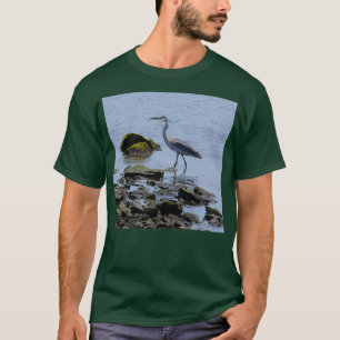 Blue Heron on the Prowl T-Shirt