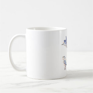 blue heron pack coffee mug
