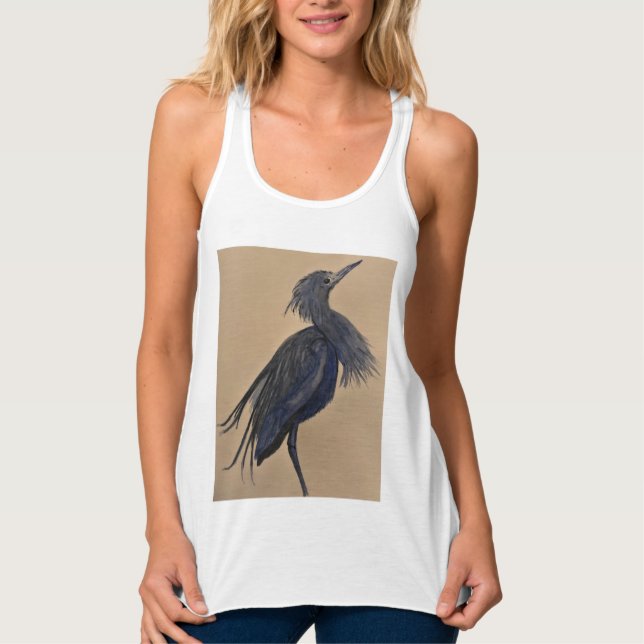 Blue Heron Singlet (Front)