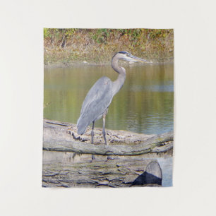 Blue Heron tapestry