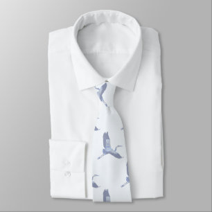 Blue Heron Tie for Women & Men