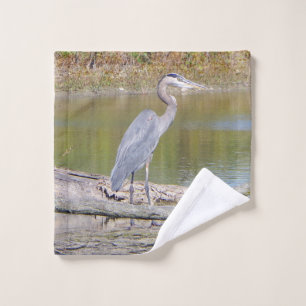 Blue Heron towel set