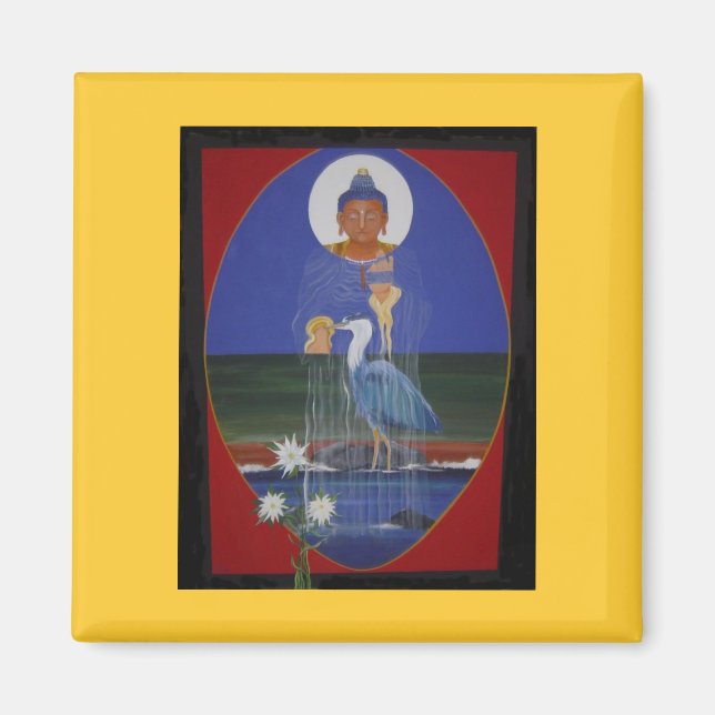 Blue Heron Zen Buddhist Centre magnet (Front)