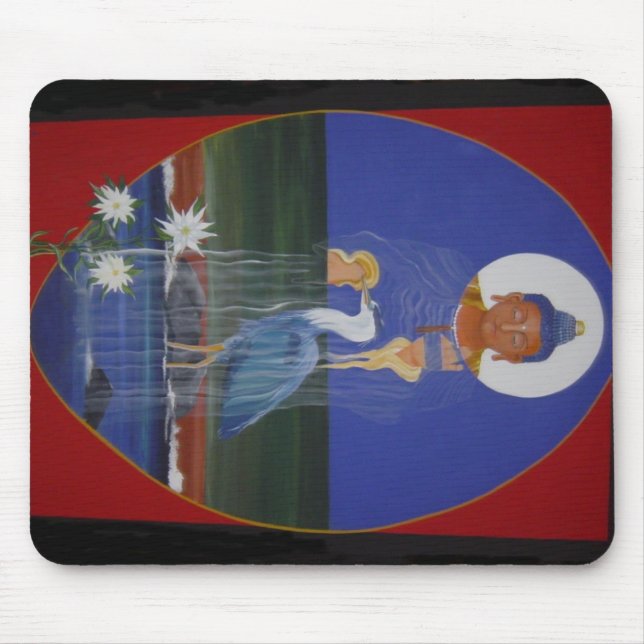 Blue Heron Zen Buddhist Centre Mousepad (Front)