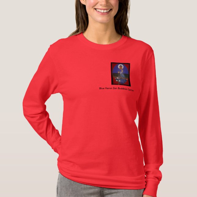 Blue Heron Zen Buddhist Centre T-Shirt (Front)