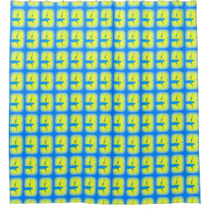blue herons sunrise pattern shower curtain