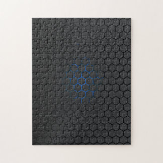 Blue Hex jigsaw Puzzle