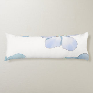 Blue hibiscus  body cushion