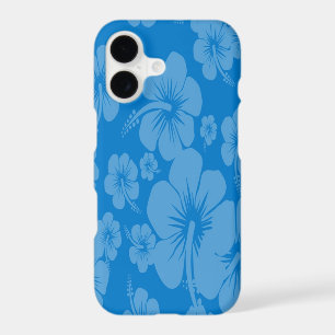 Blue Hibiscus Hawaiian Print