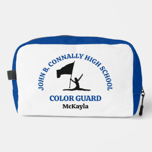 Blue High School Colour Guard Personalised Dopp Kit