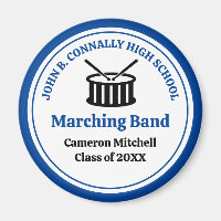 Blue High School Marching Band Customisable