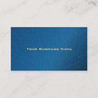 Blue High tech Circuit Board business card