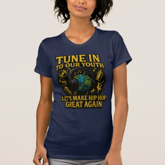  Blue Hip Hop  T-Shirt