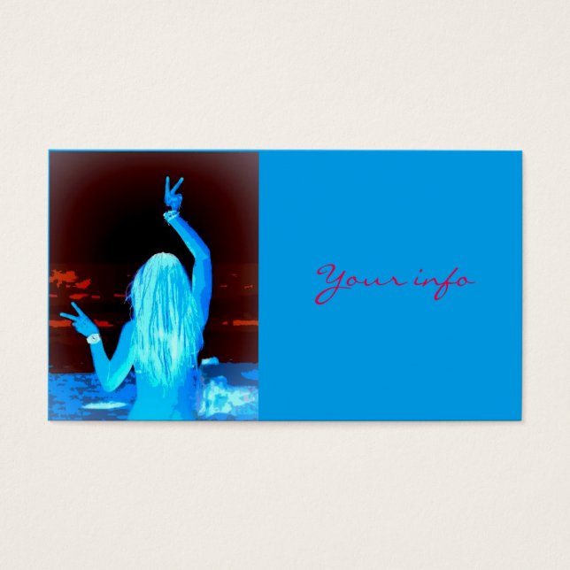 blue hippie girl (Front)