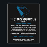 Blue History Book, History Course Advertising Flyer<br><div class="desc">Blue History Book,  History Course Advertising Flyers By The Business Card Store.</div>