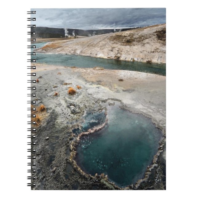 Blue Hole Spiral Notebook (Front)