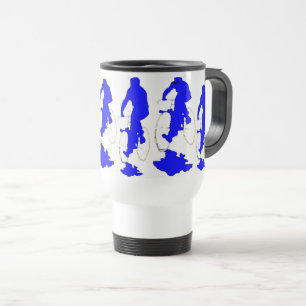 Blue Hoody Bicycle Mug
