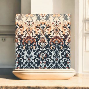Blue Horizon Floral Tile