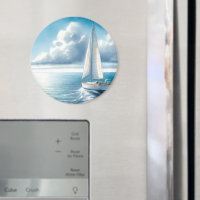 Blue Horizon Solitary Sailboat