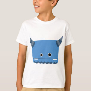 Blue Horned Monster T-Shirt