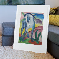 Blue Horse by Franz Marc, Vintage Fine Art